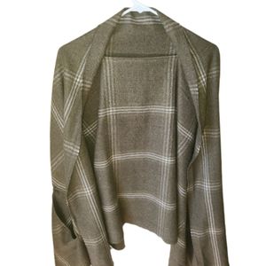 a new day // Plaid Blanket Wrap Scarf